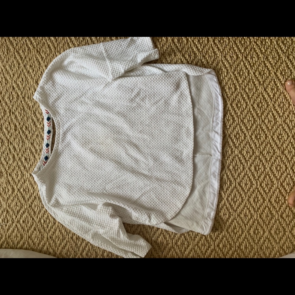 White anthro top
